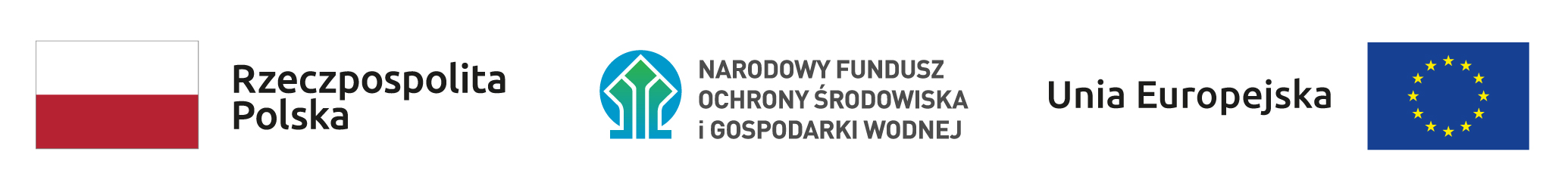 logotypy RP, NFOŚiGW i UE